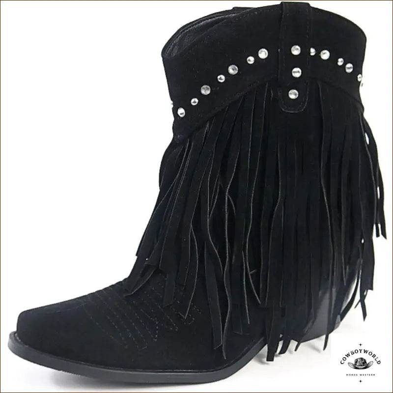 Bottines Western Daim - Cowboy World