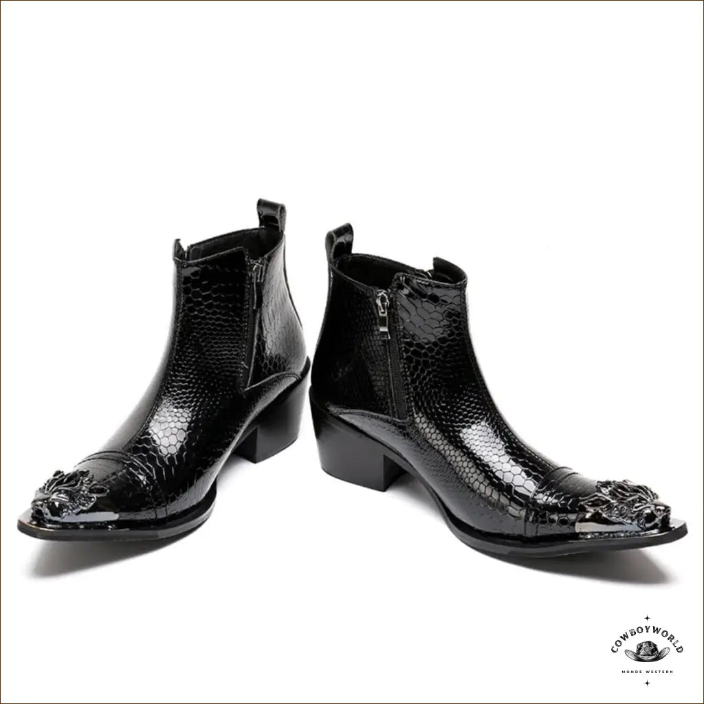 Bottines Western Noires