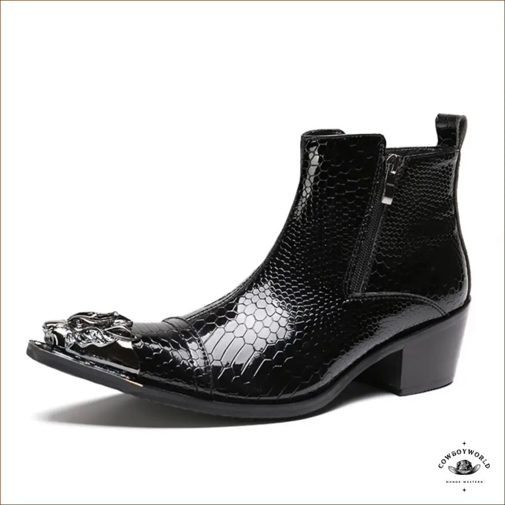 Bottines Western Noires