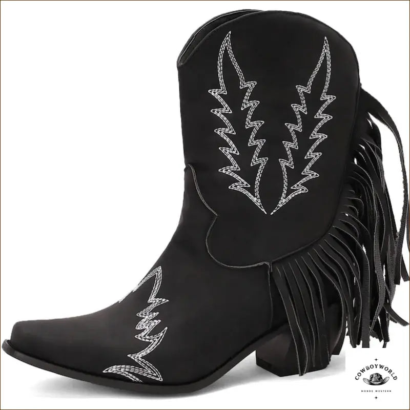 Bottines Western Rouge