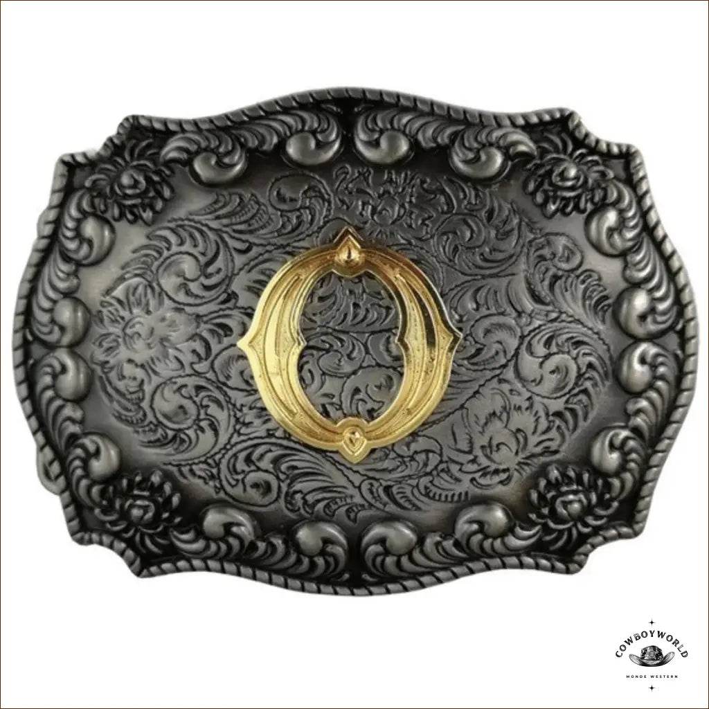Boucle de Ceinture Alphabet - Cowboy World