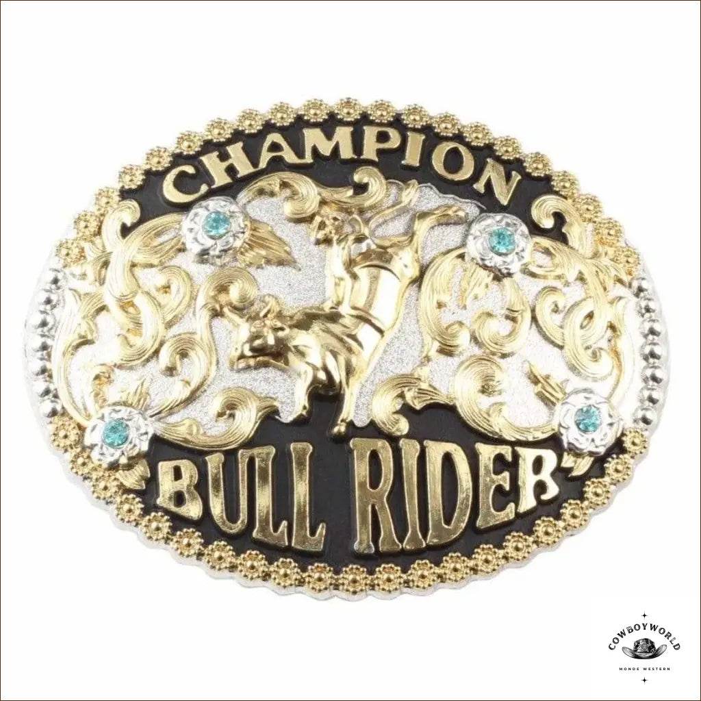 Boucle de Ceinture Bull Rider - Cowboy World