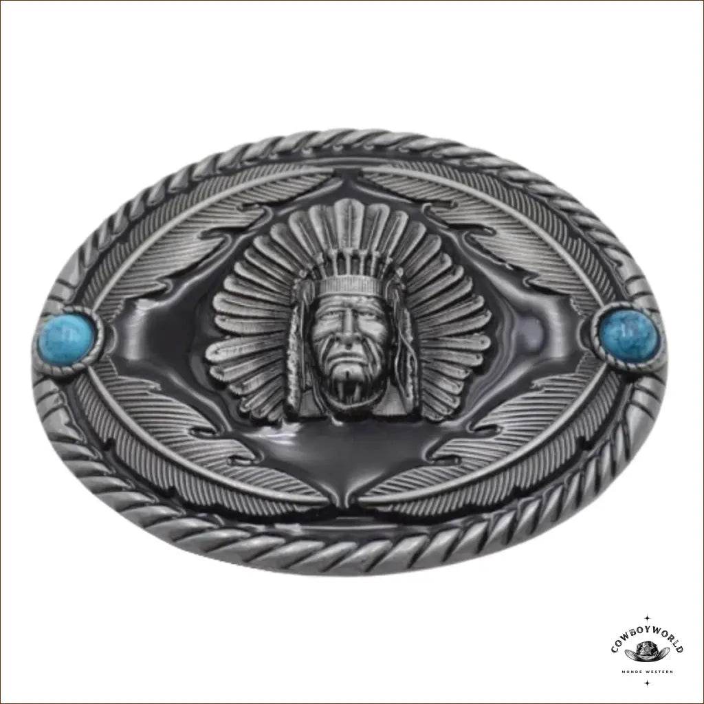 Boucle de Ceinture Chef Indien - Cowboy World