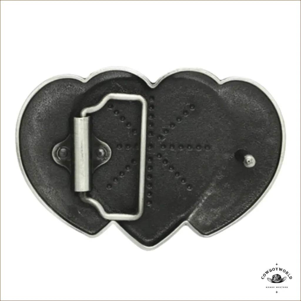 Boucle de Ceinture Cœur Taureau - Cowboy World