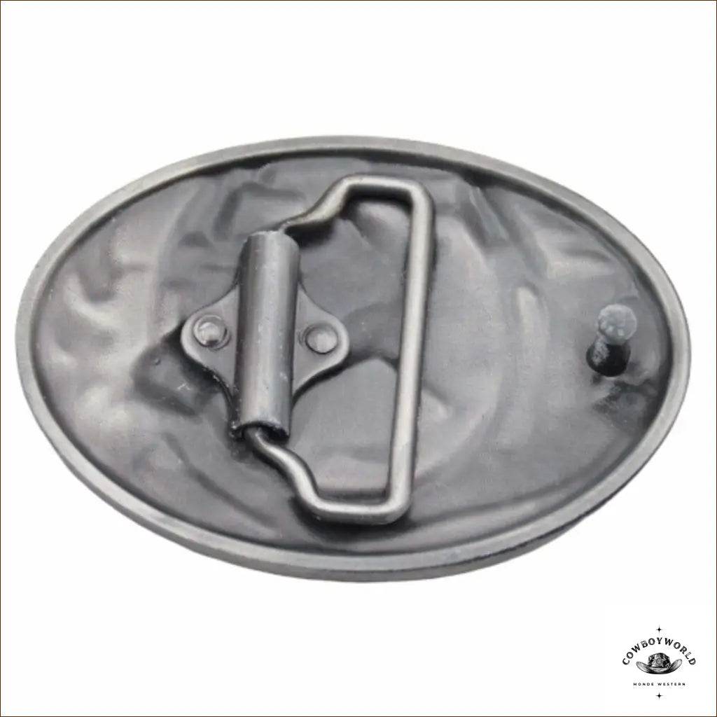 Boucle de Ceinture Cowboy Bleue - Cowboy World