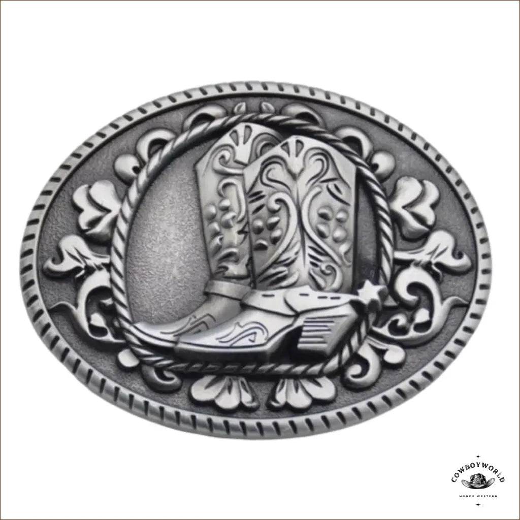 Boucle de Ceinture Cowboy Bottes - Cowboy World