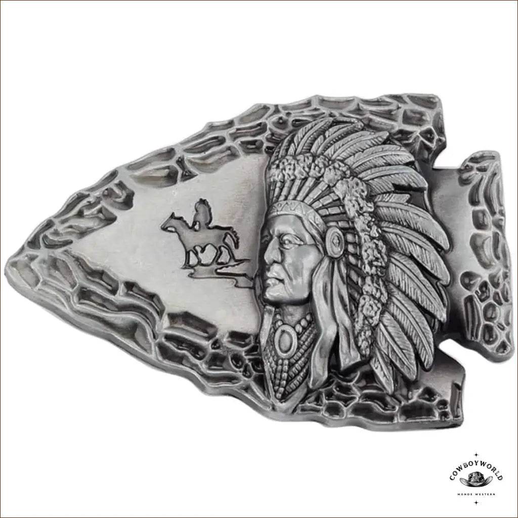 Boucle de Ceinture Cowboy Gravure - Cowboy World
