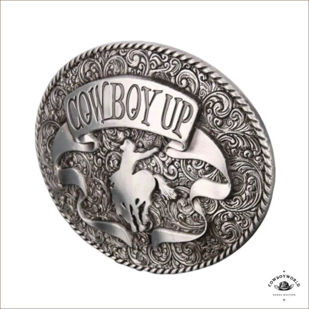 Boucle de Ceinture Cowboy Up - Cowboy World