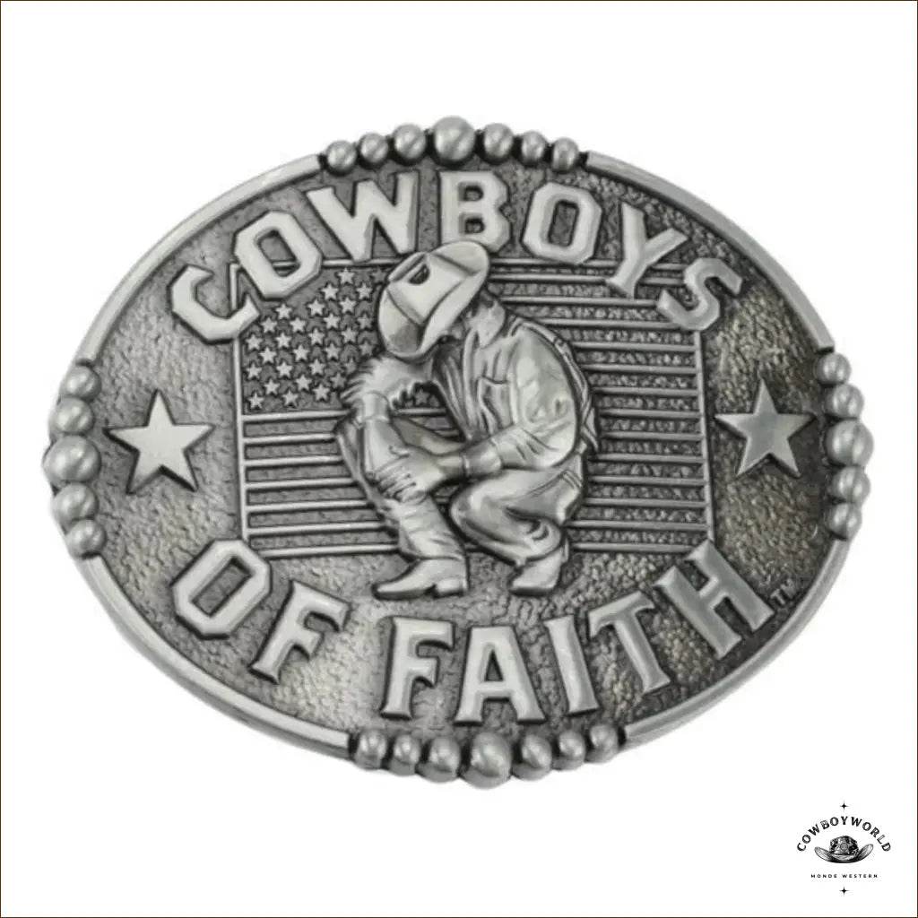 Boucle de Ceinture Cowboys of Faith - Cowboy World