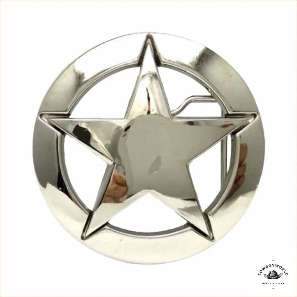 Boucle de Ceinture Étoile - Cowboy World