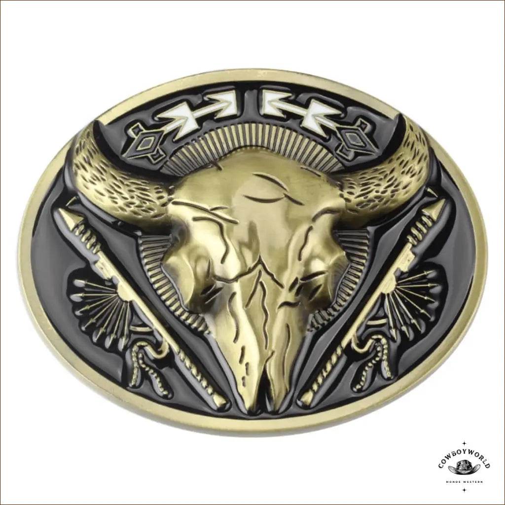 Boucle de Ceinture Large Homme Country - Cowboy World