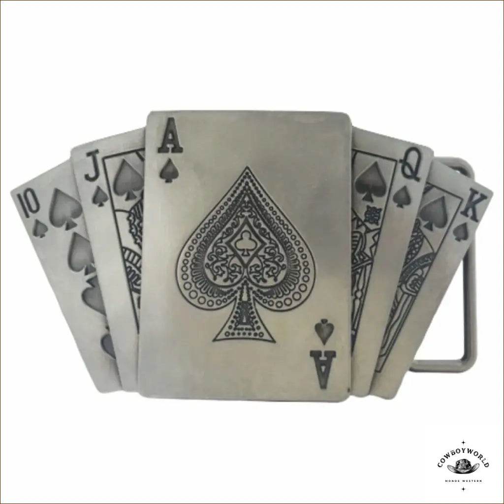 Boucle de Ceinture Poker - Cowboy World