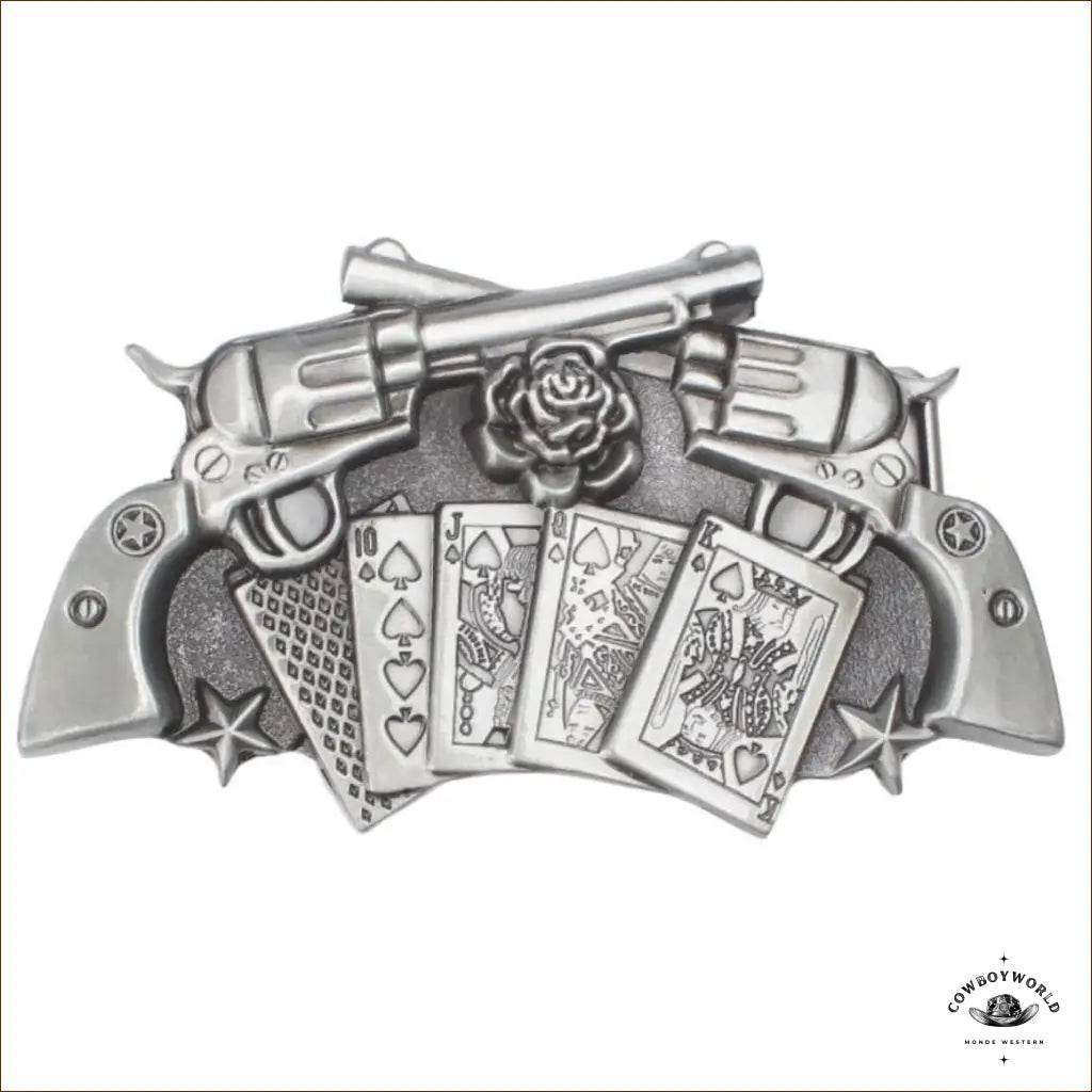 Boucle de Ceinture Revolver - Cowboy World