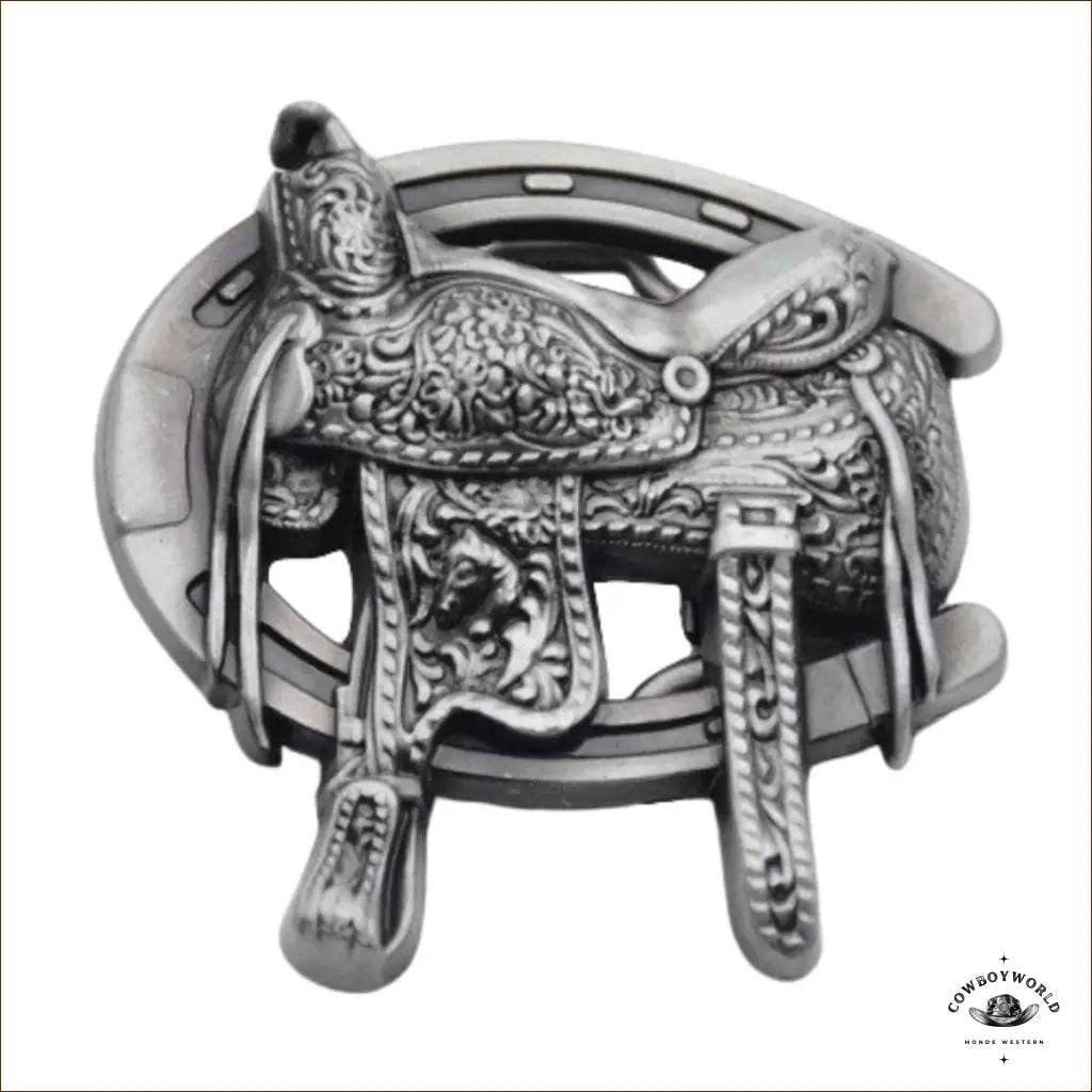 Boucle de Ceinture Selle Cowboy - Cowboy World