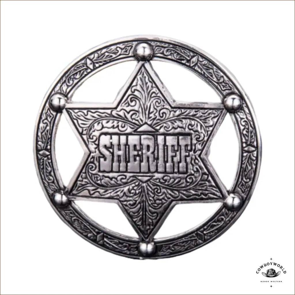 Boucle de Ceinture Sheriff - Cowboy World
