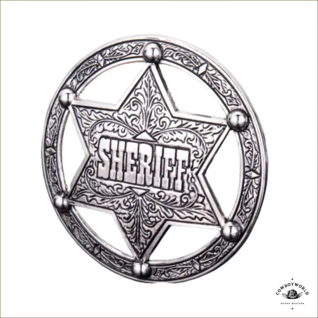 Boucle de Ceinture Sheriff - Cowboy World