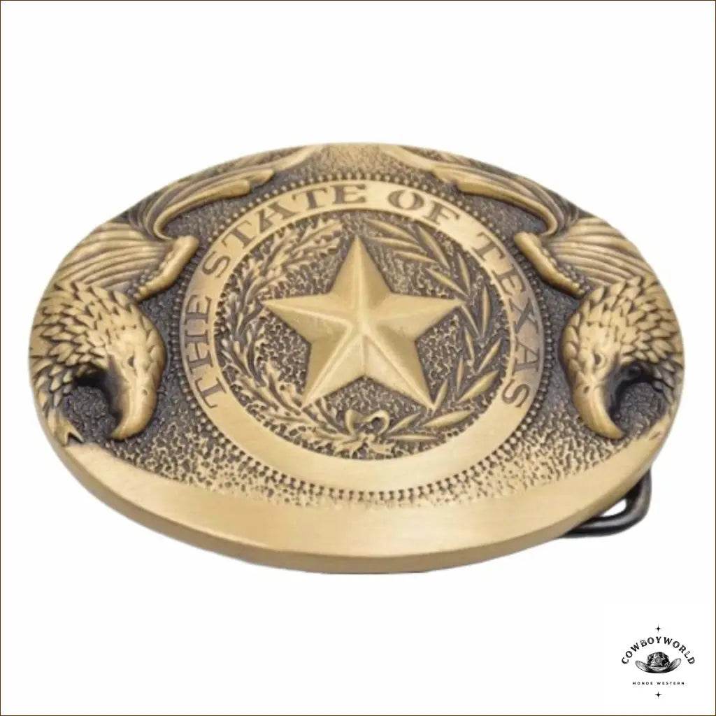 Boucle de Ceinture State of Texas - Cowboy World
