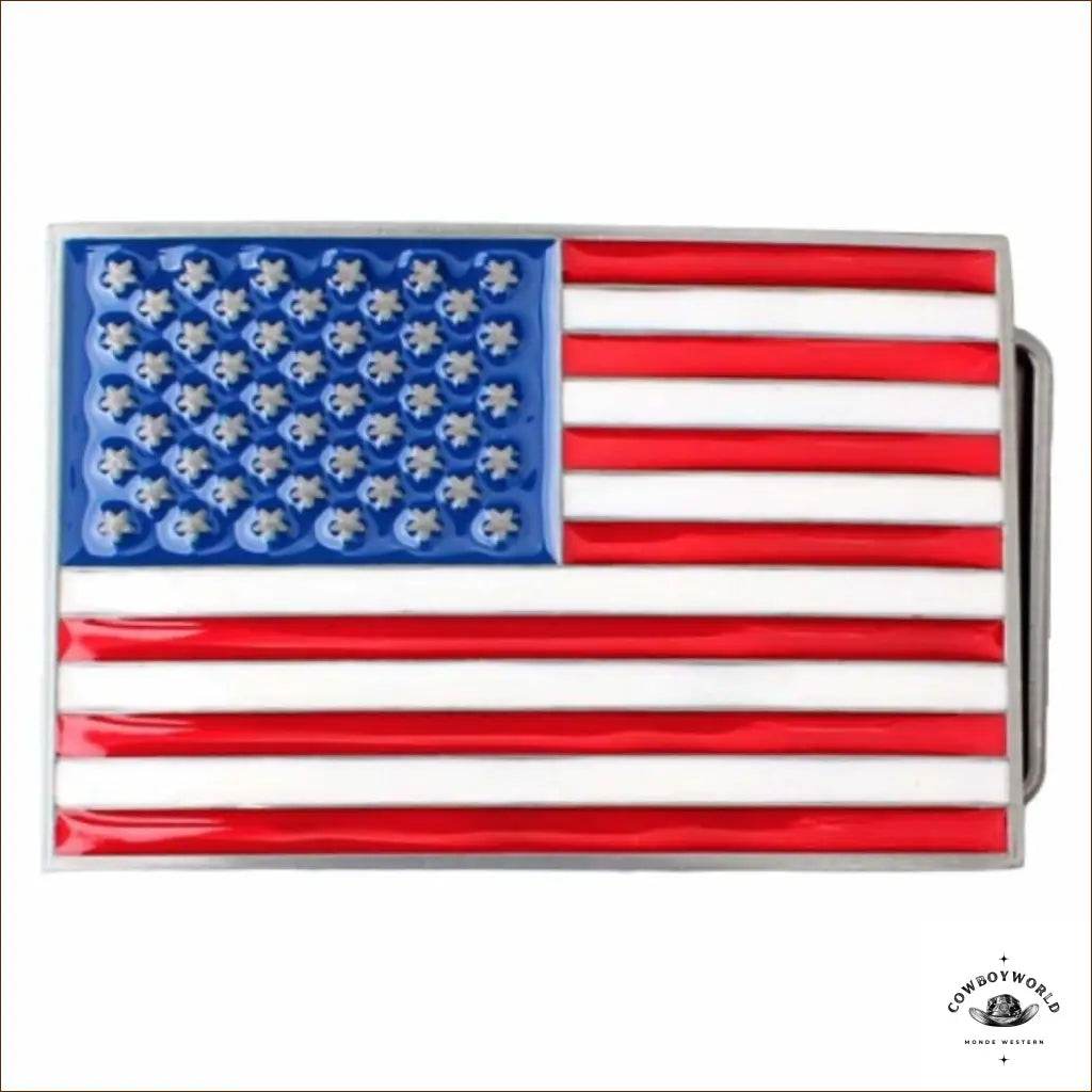 Boucle de Ceinture USA - Cowboy World