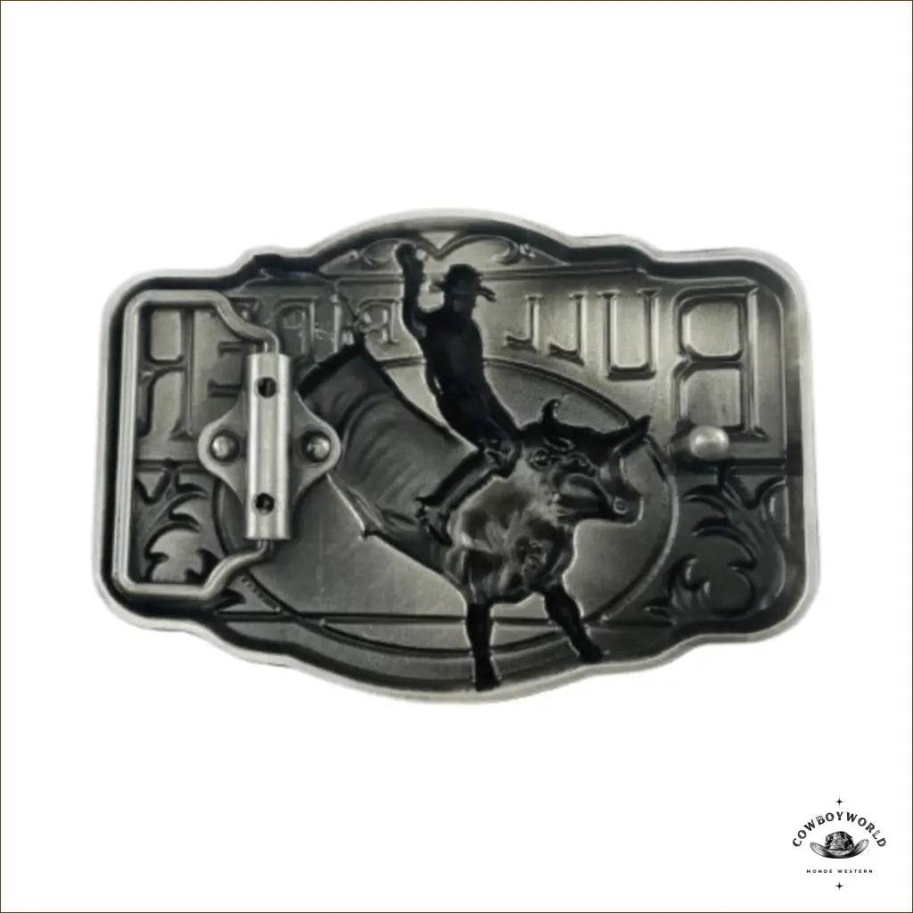Boucle de Ceinture Western Bull Rider - Cowboy World