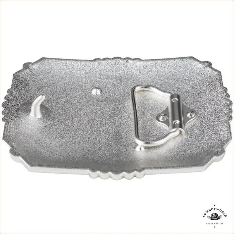 Boucle de Ceinture Western Carrée - Cowboy World