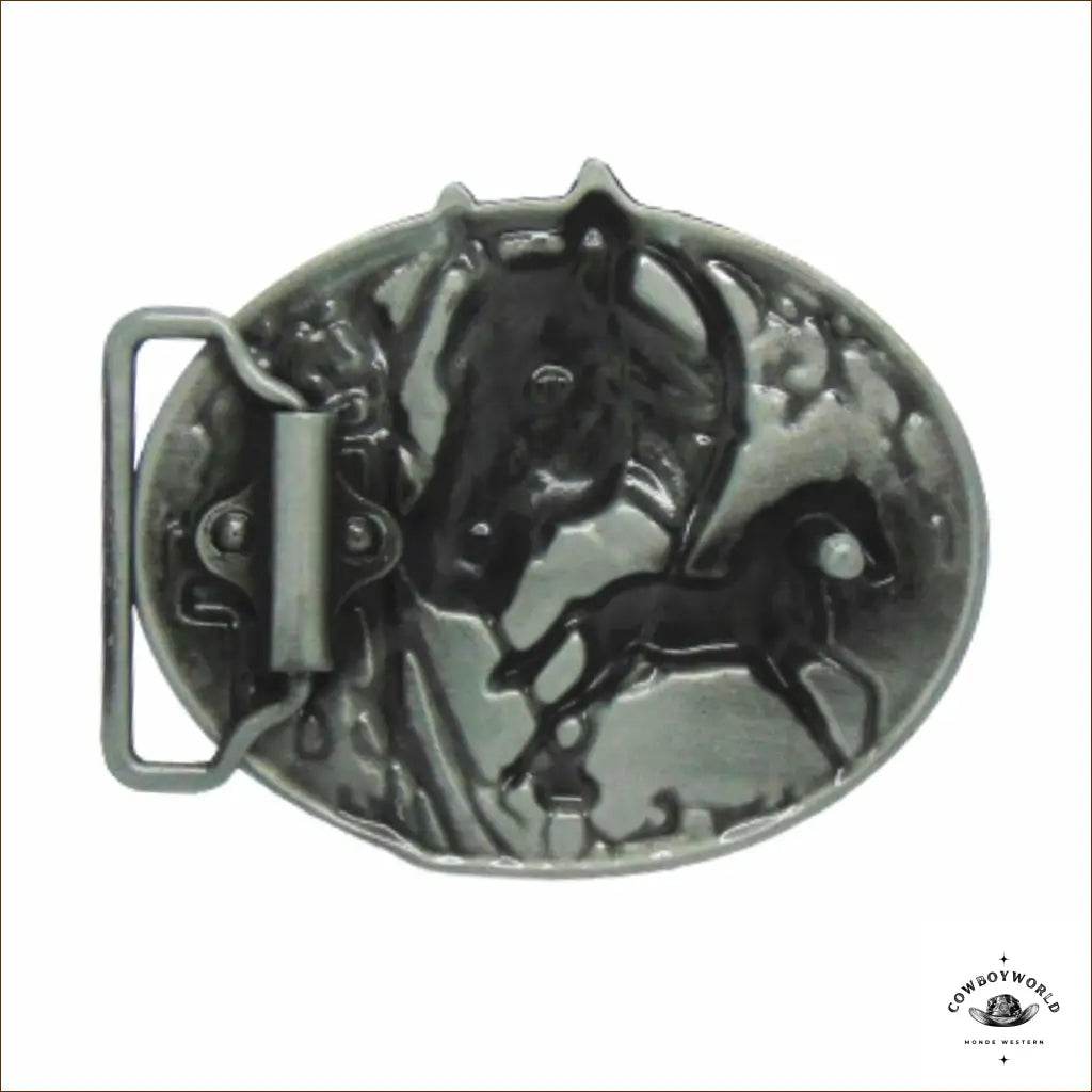 Boucle de Ceinture Western Cheval - Cowboy World