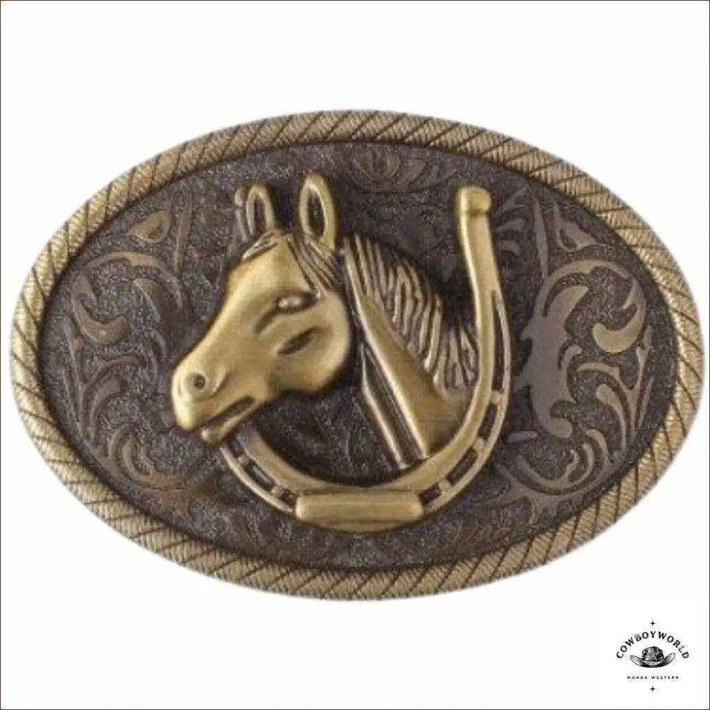 Boucle de Ceinture Western Country Horse - Cowboy World