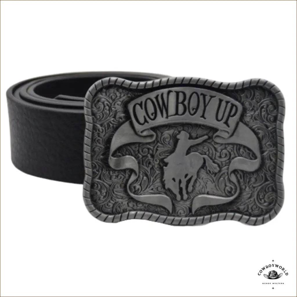 Boucle de Ceinture Western Cowboy Up