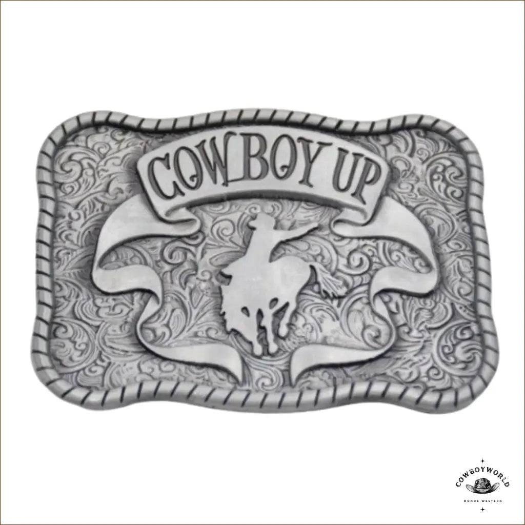 Boucle de Ceinture Western Cowboy Up