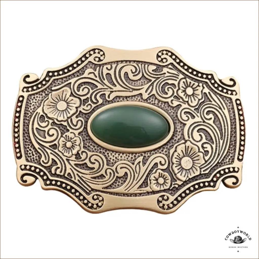 Boucle de Ceinture Western Cuir - Cowboy World