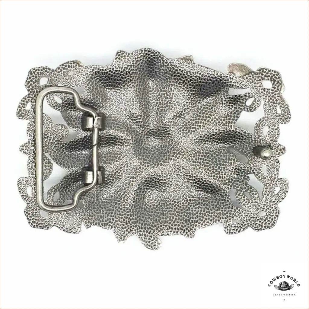 Boucle de Ceinture Western Florale - Cowboy World