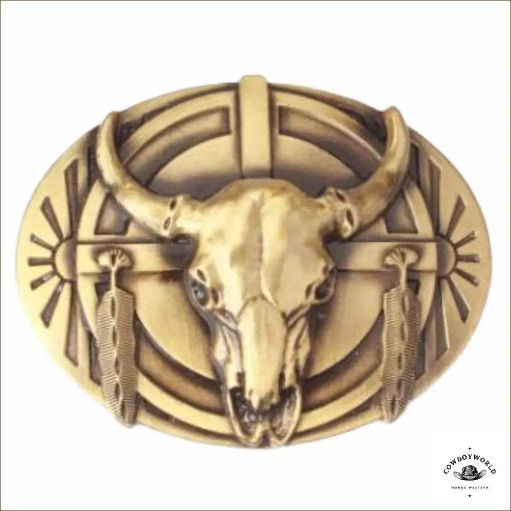 Boucle de Ceinture Western Initiale - Cowboy World
