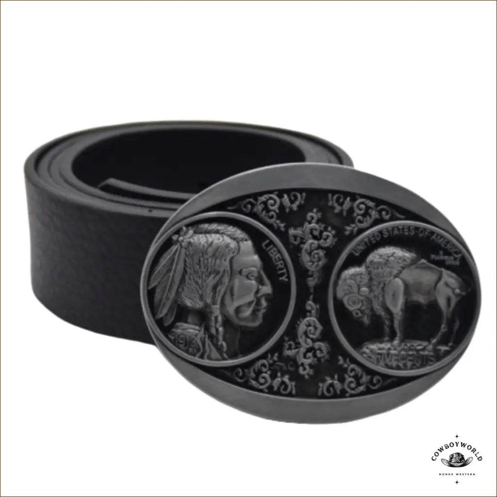 Boucle de Ceinture Western Mexicain Indien - Cowboy World