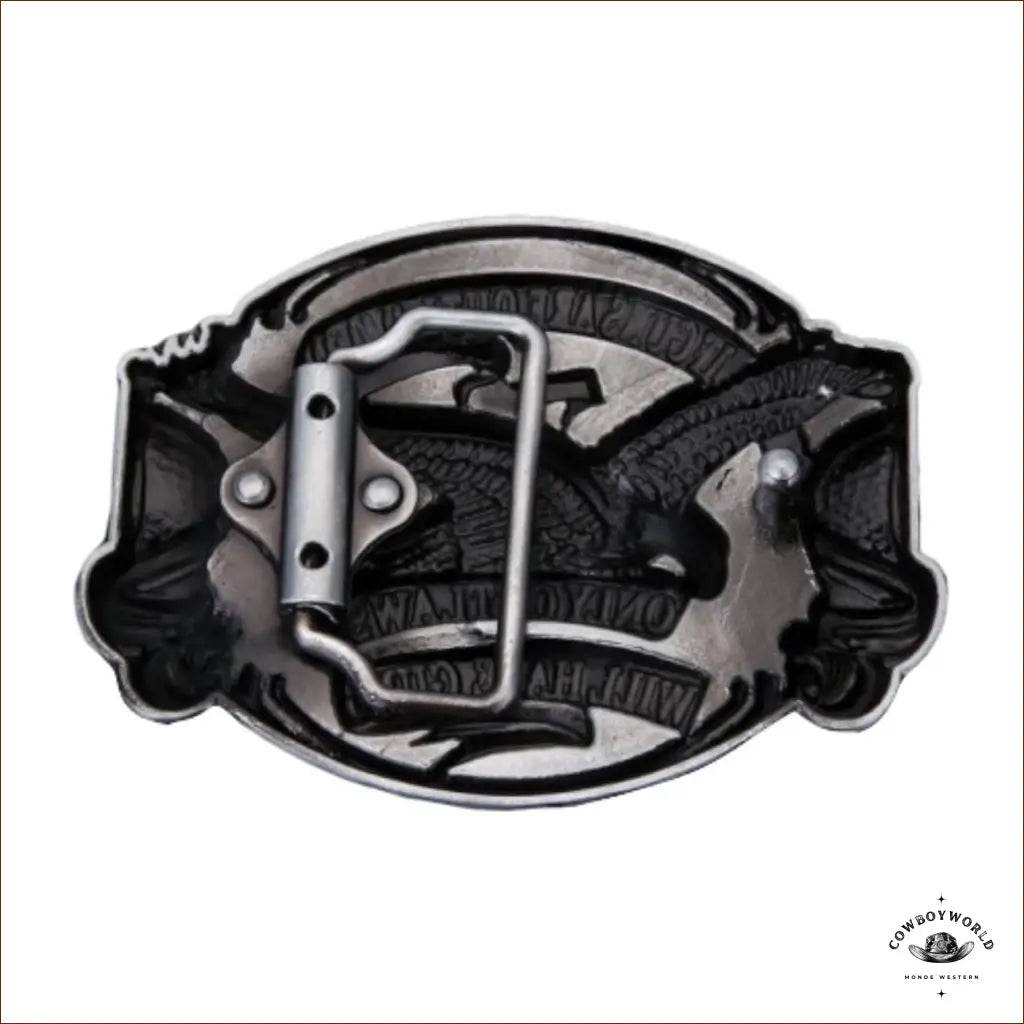 Boucle de Ceinture Western Pistolet