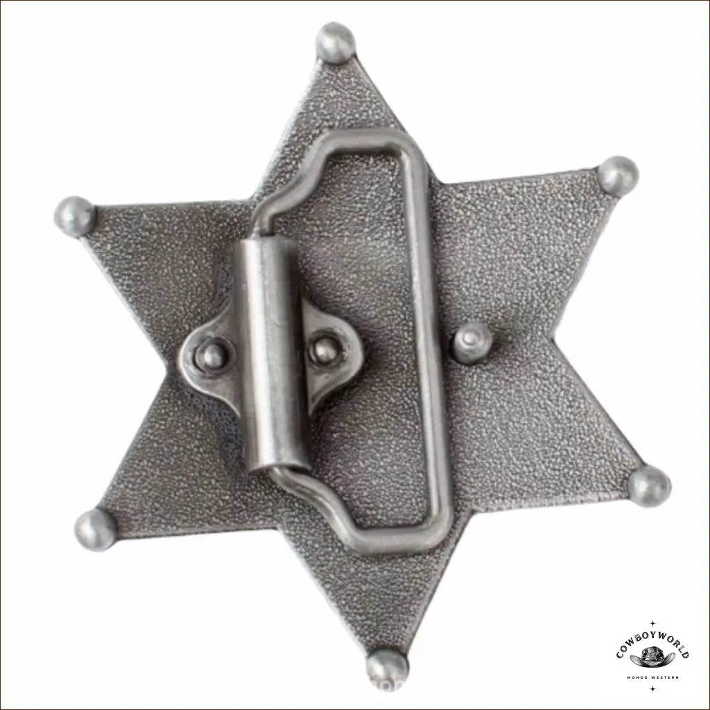 Boucle de Ceinture Western Sheriff - Cowboy World