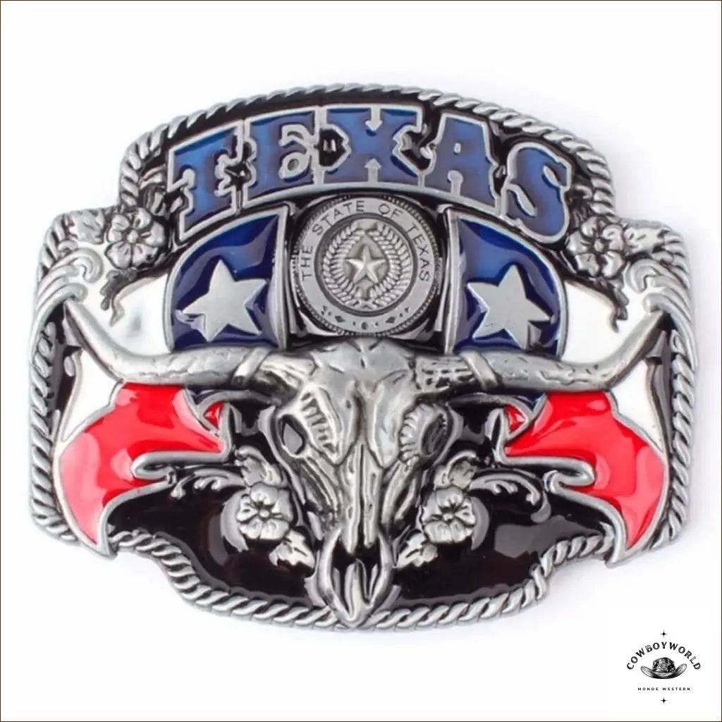 Boucle de Ceinture Western Texas - Cowboy World