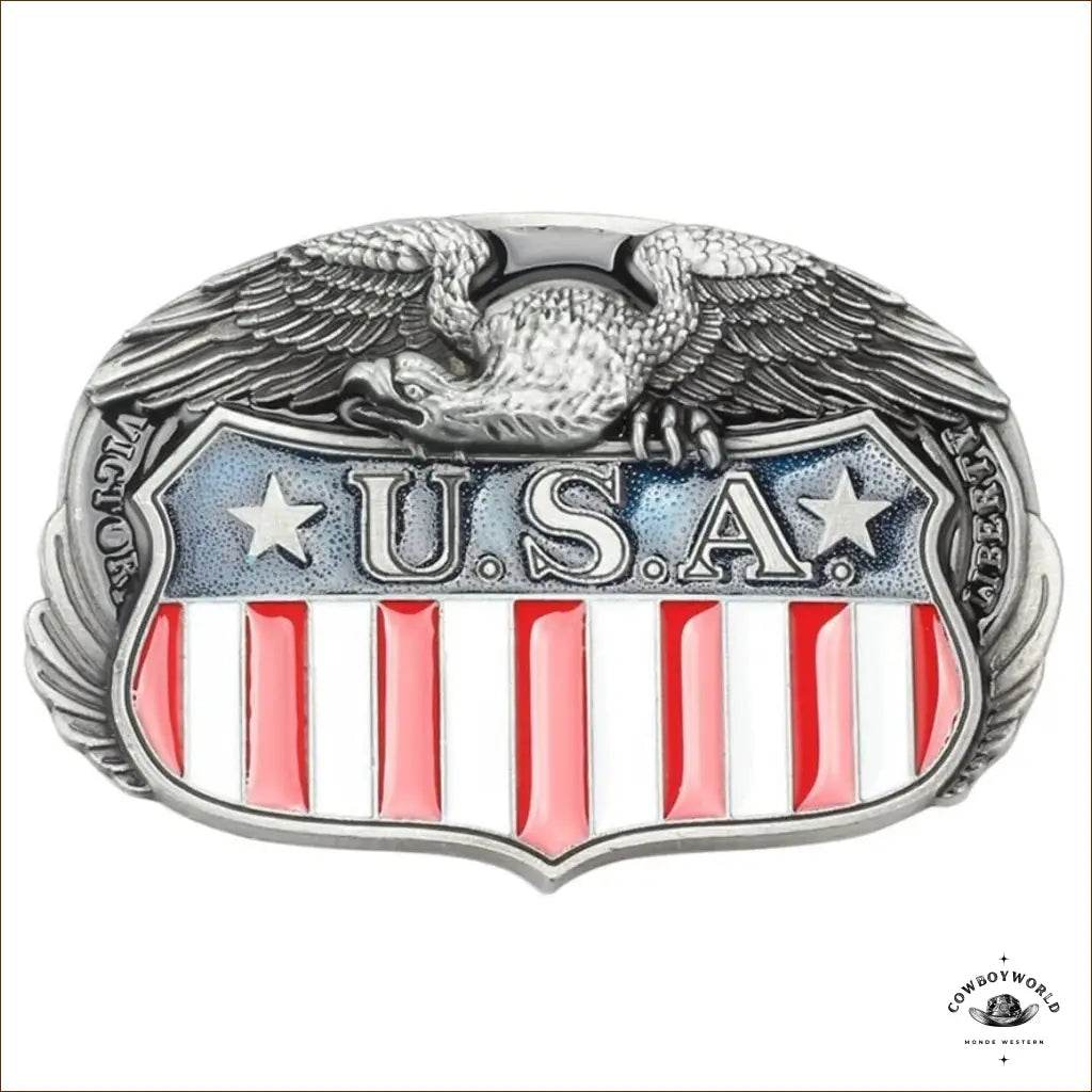 Boucle de Ceinture Western USA - Cowboy World