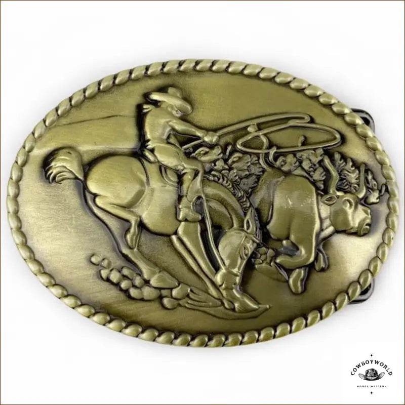 Boucle de Ceinture Western Véritable - Cowboy World
