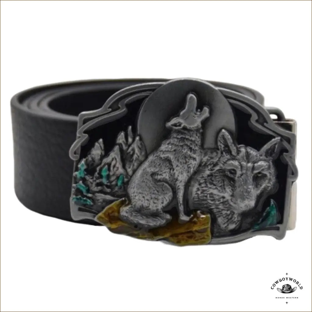 Boucle de Ceinture Western Wolf