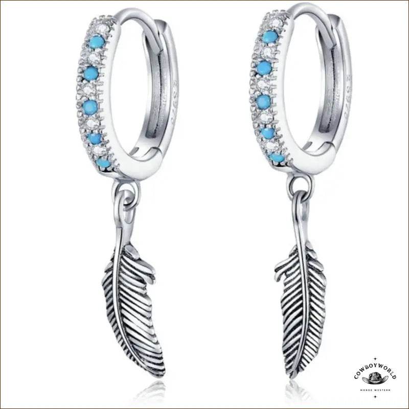 Boucles d’Oreilles Cowgirl (Argent) - Cowboy World