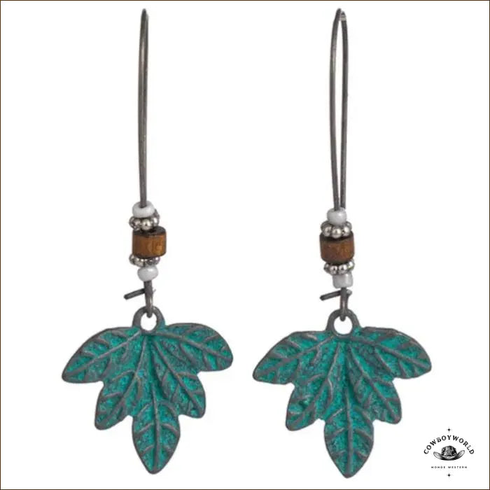 Boucles D’Oreilles Forme Feuille