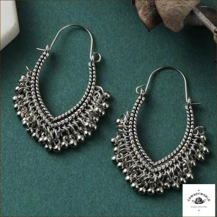 Boucles d'Oreilles Grelots - Cowboy World