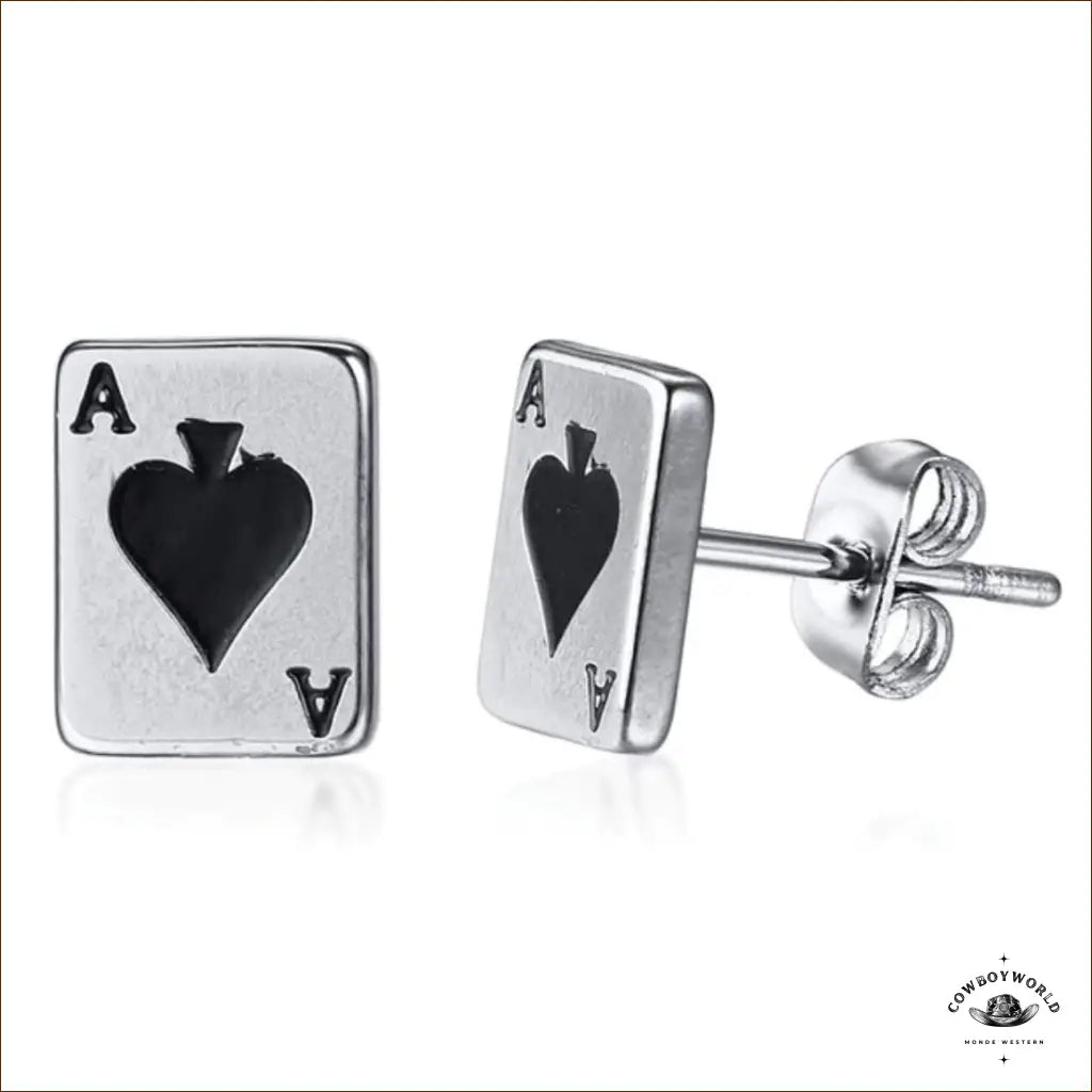 Boucles d’Oreilles Poker