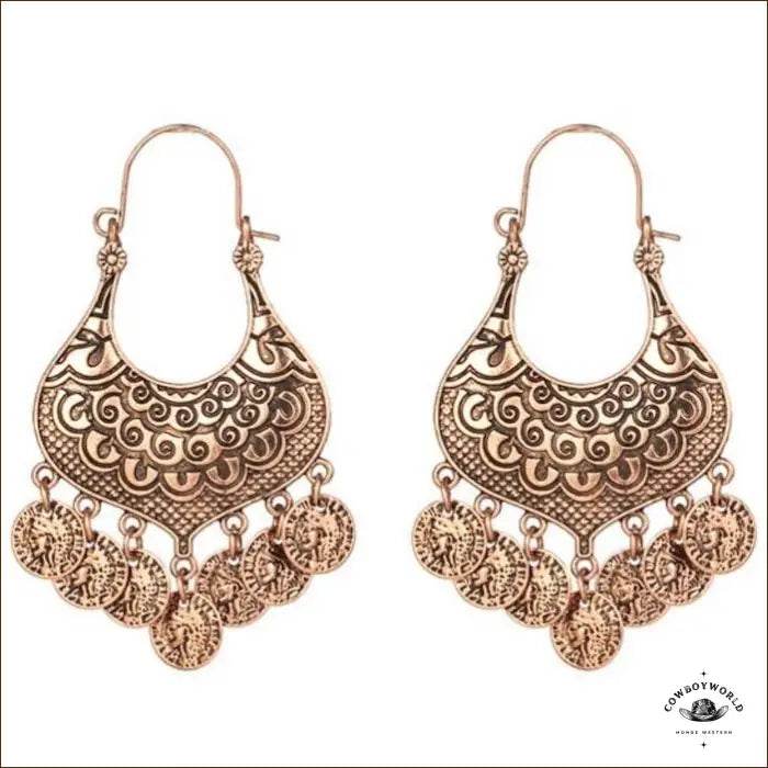 Boucles d'Oreilles Vintage - Cowboy World