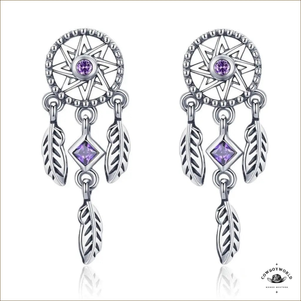 Boucles d’Oreilles Western (Argent)