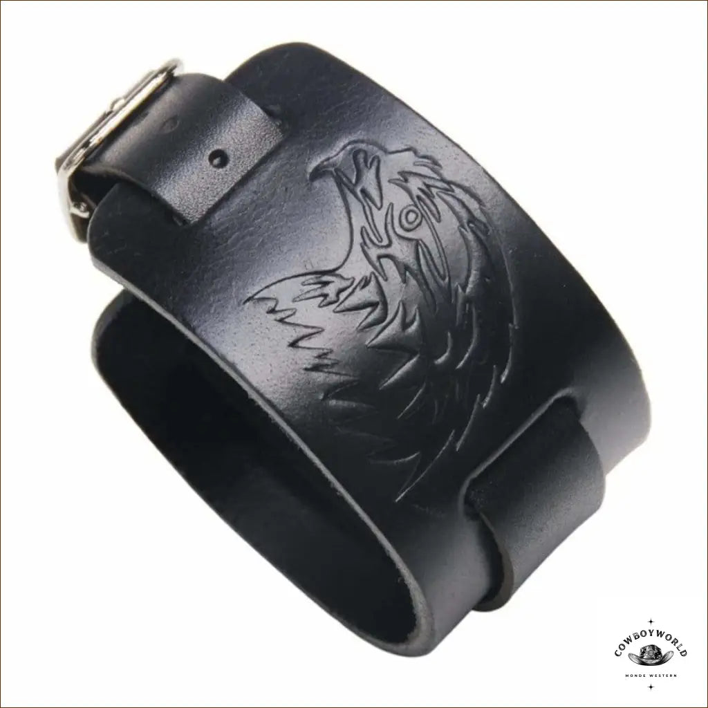 Bracelet Homme Cuir Aigle