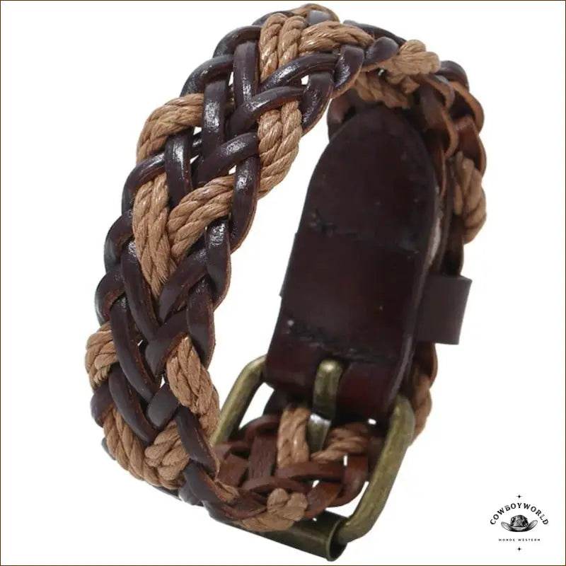 Bracelet Vintage Cuir - Cowboy World