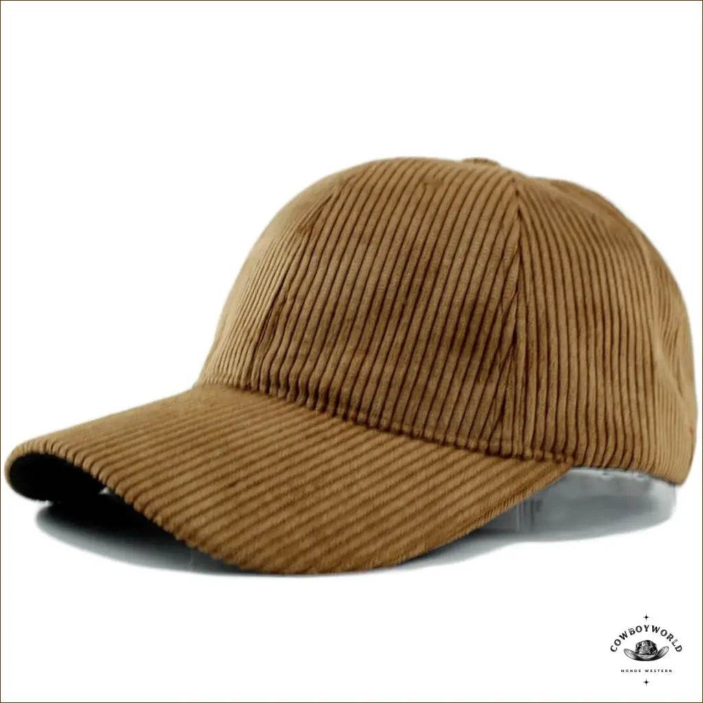 Casquette Velours Marron - Cowboy World