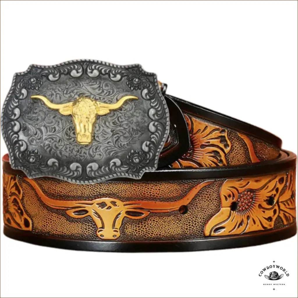Ceinture à Lanière Cowboy Country Western - Cowboy World