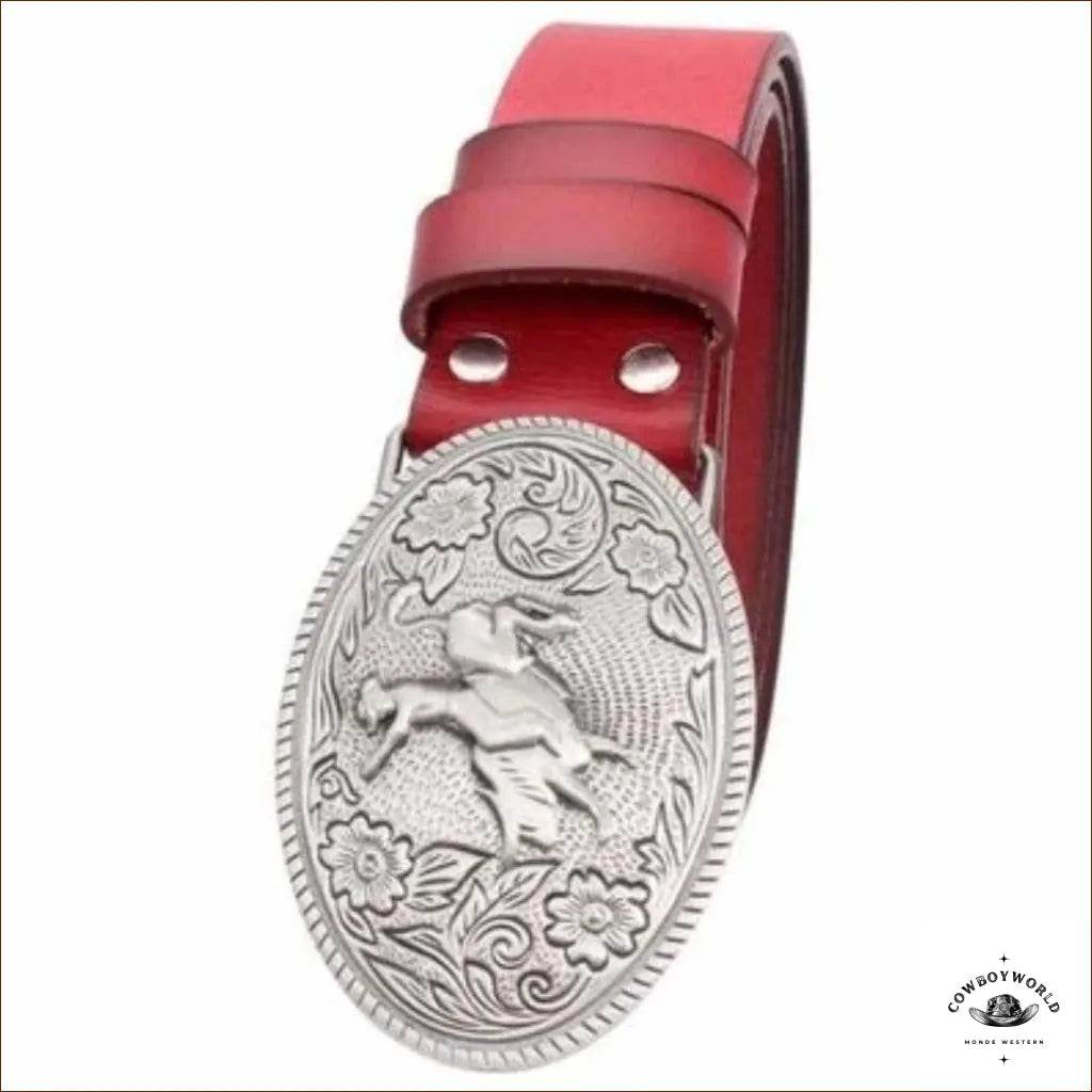 Ceinture avec Boucle Western - Cowboy World