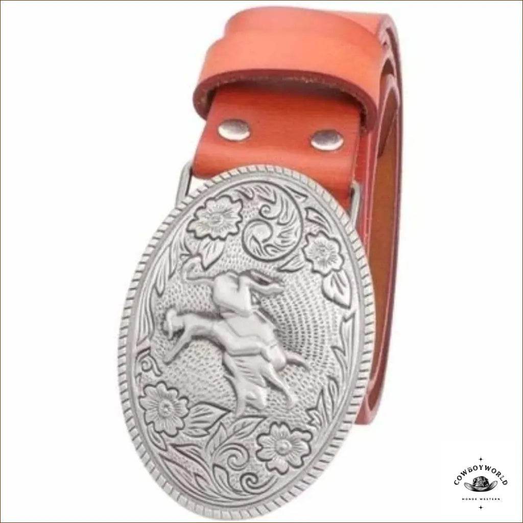 Ceinture avec Boucle Western - Cowboy World